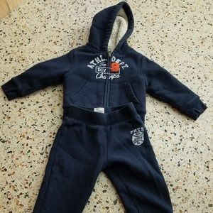12m- 18m set hoodie with sweat pants